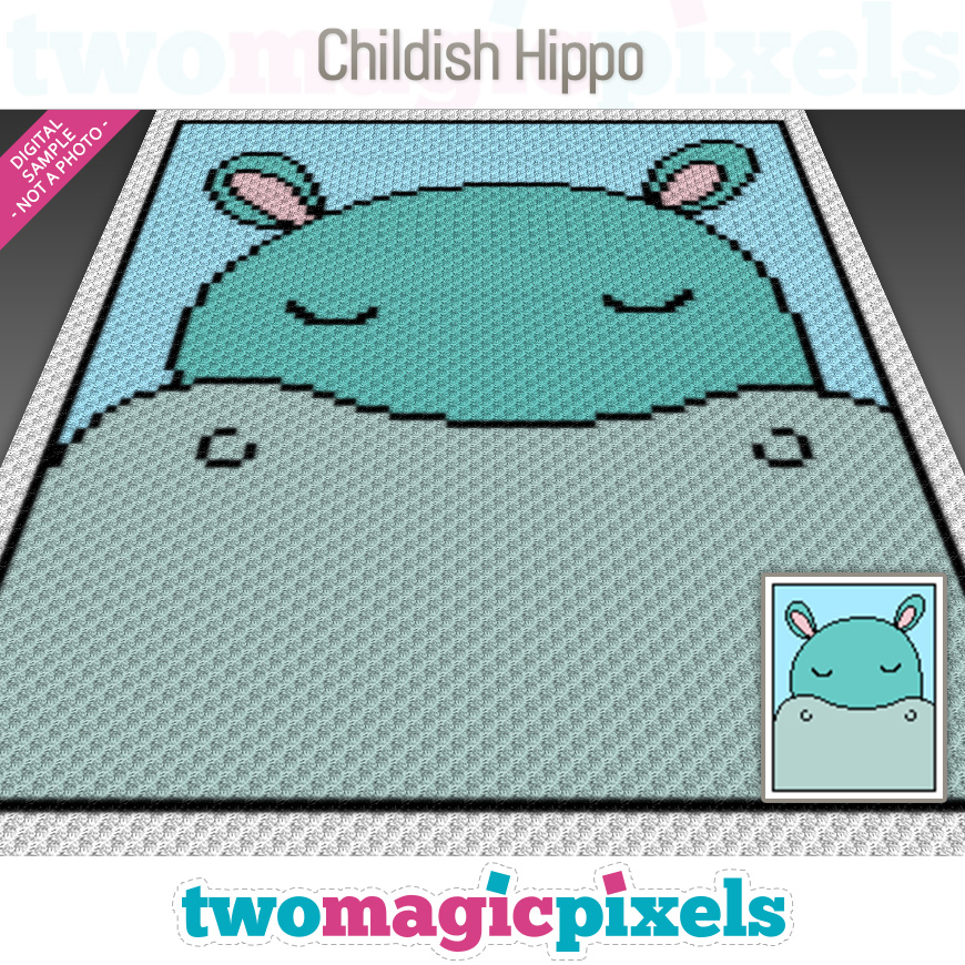 Childish Hippo by Two Magic Pixels