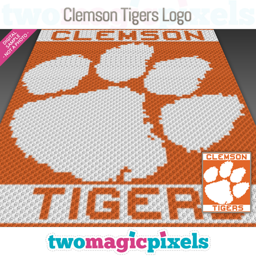 Clemson Tigers Logo by Two Magic Pixels
