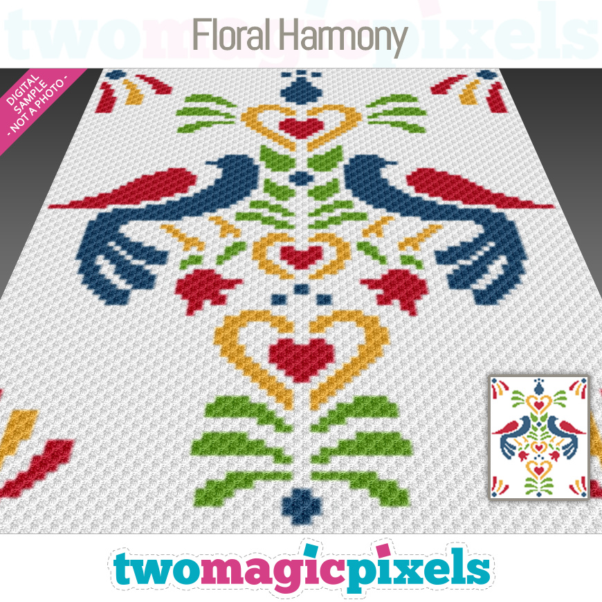 Floral Harmony by Two Magic Pixels