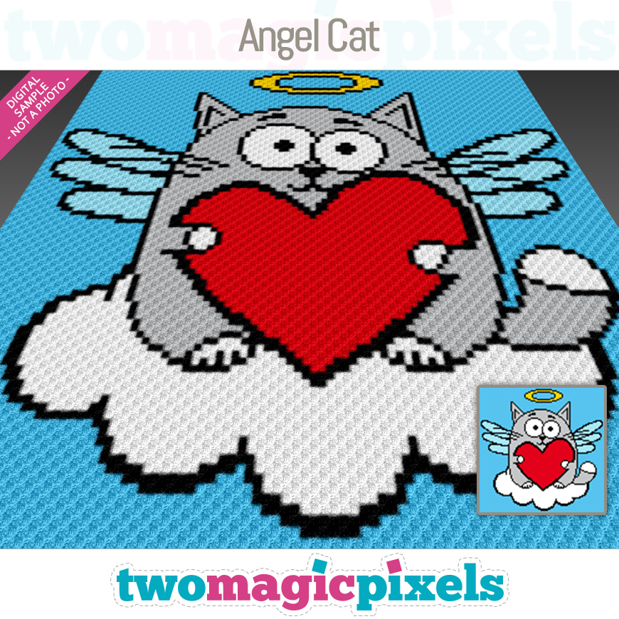 Angel Cat by Two Magic Pixels