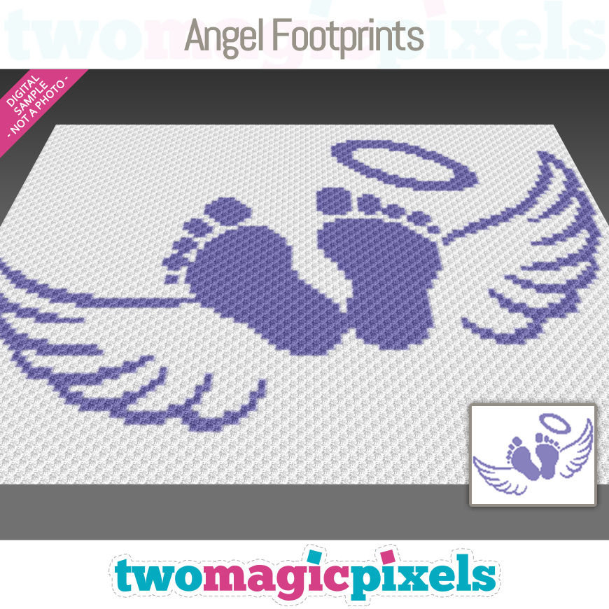 Angel Footprints by Two Magic Pixels