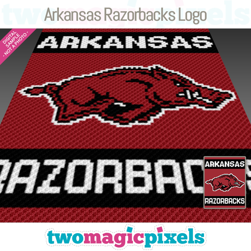 Arkansas Razorbacks Logo by Two Magic Pixels