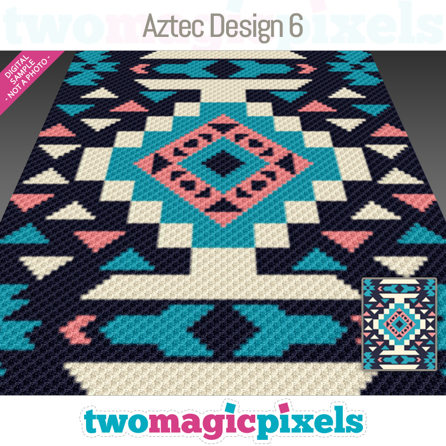 Aztec Design 6 by Two Magic Pixels