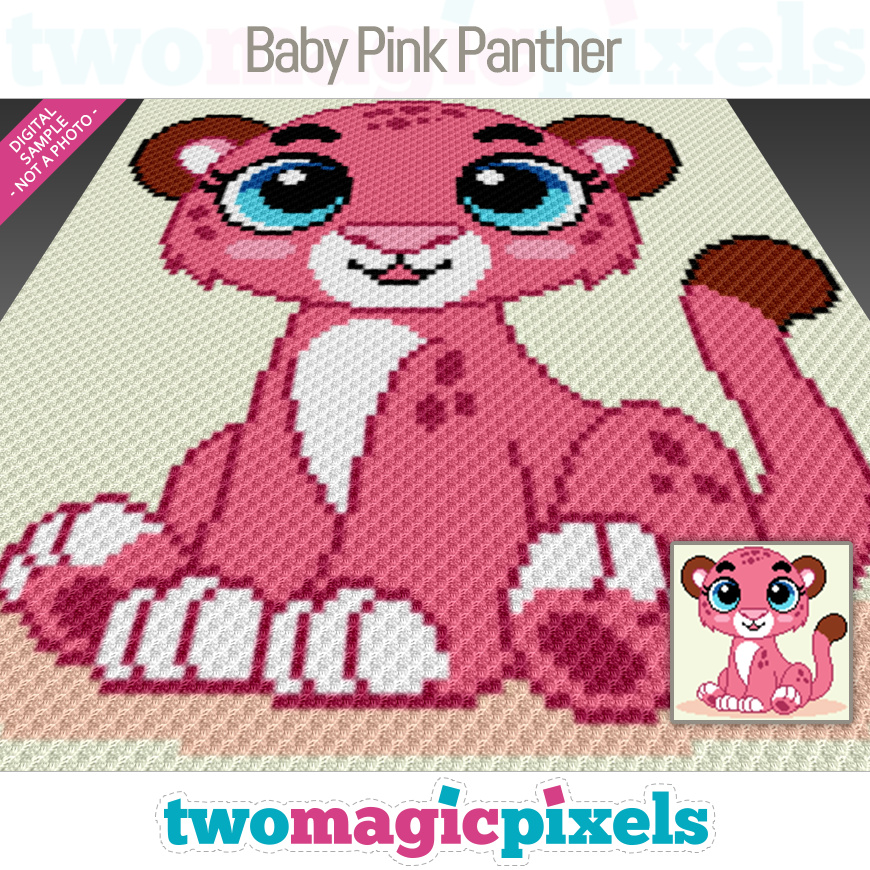 Baby Pink Panther by Two Magic Pixels