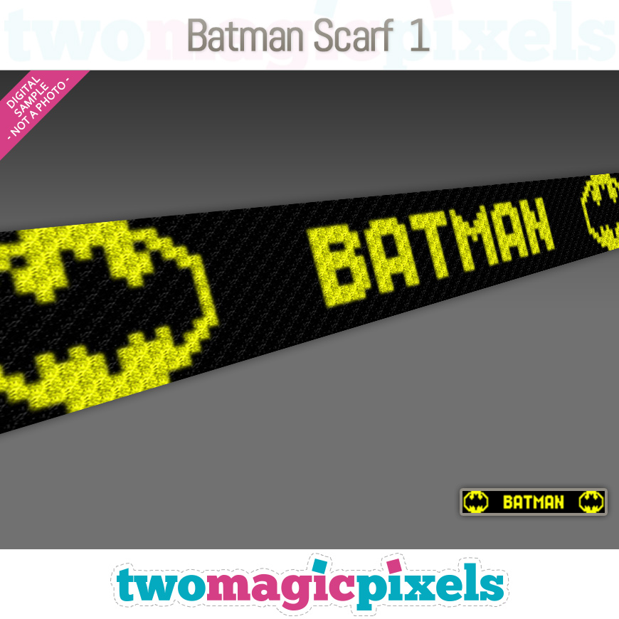 Batman Scarf 1 by Two Magic Pixels