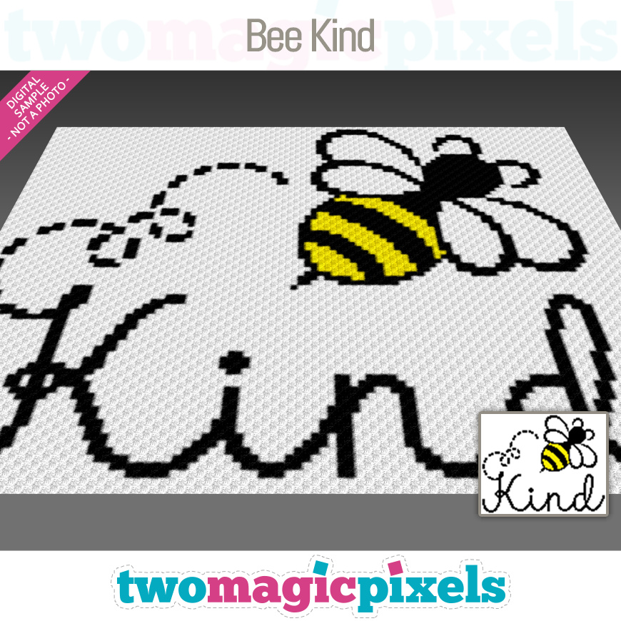 Bee Kind by Two Magic Pixels