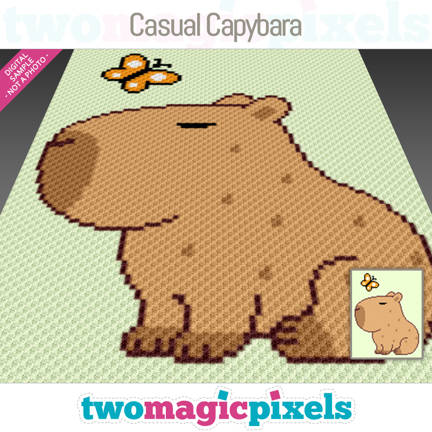 Casual Capybara by Two Magic Pixels