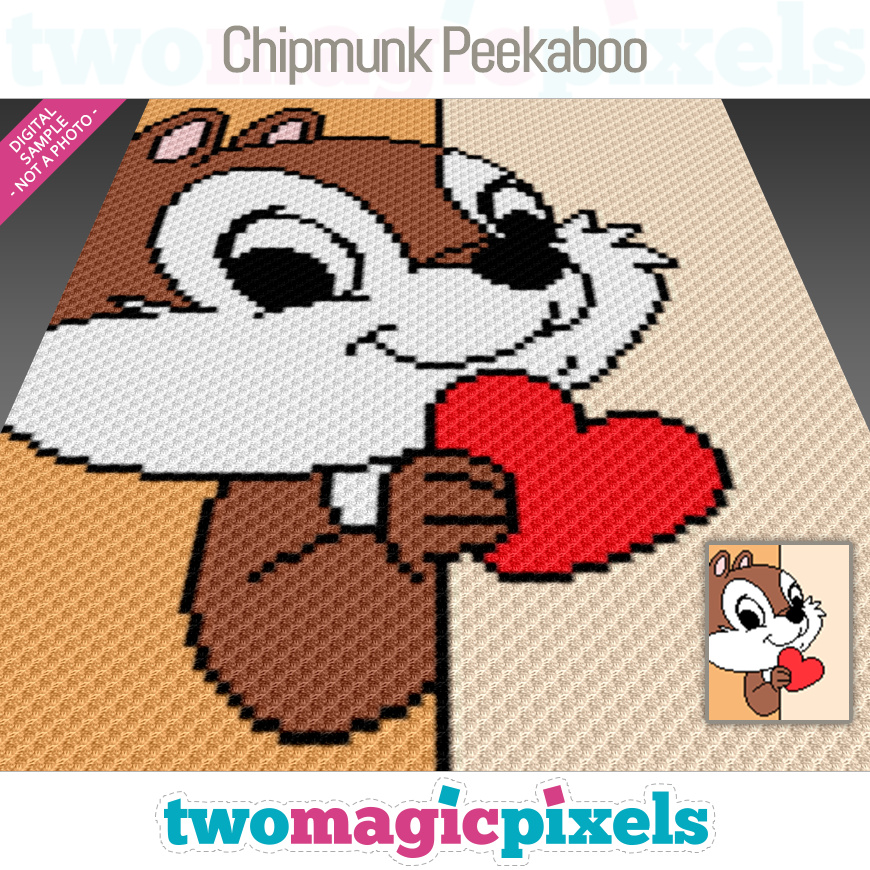 Chipmunk Peekaboo by Two Magic Pixels