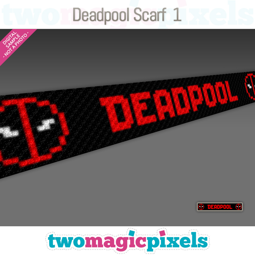 Deadpool Scarf 1 by Two Magic Pixels