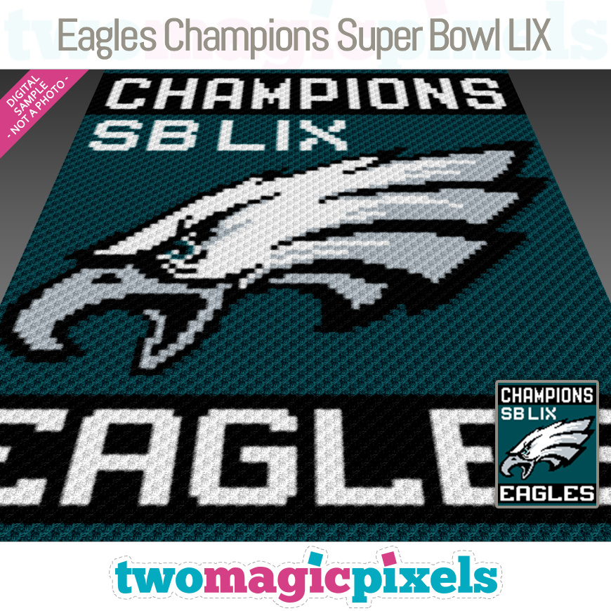 Eagles Champions Super Bowl LIX by Two Magic Pixels