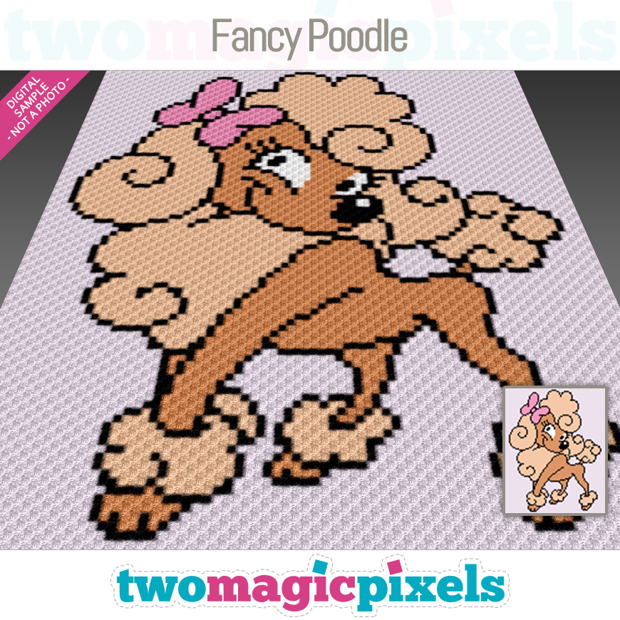 Fancy Poodle by Two Magic Pixels