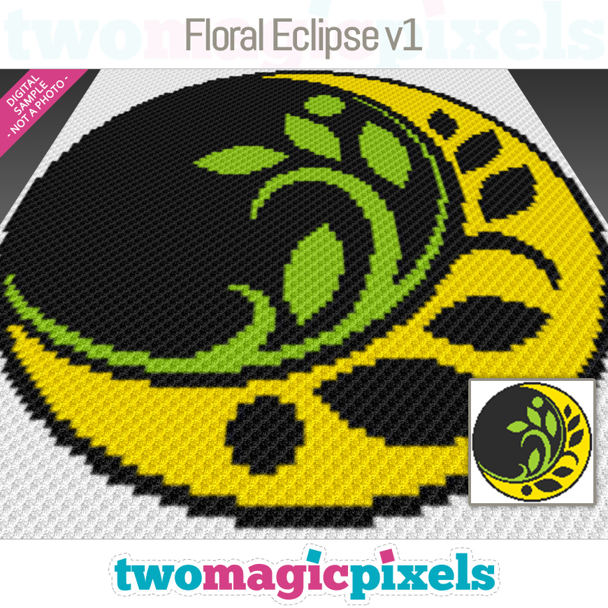 Floral Eclipse v1 by Two Magic Pixels