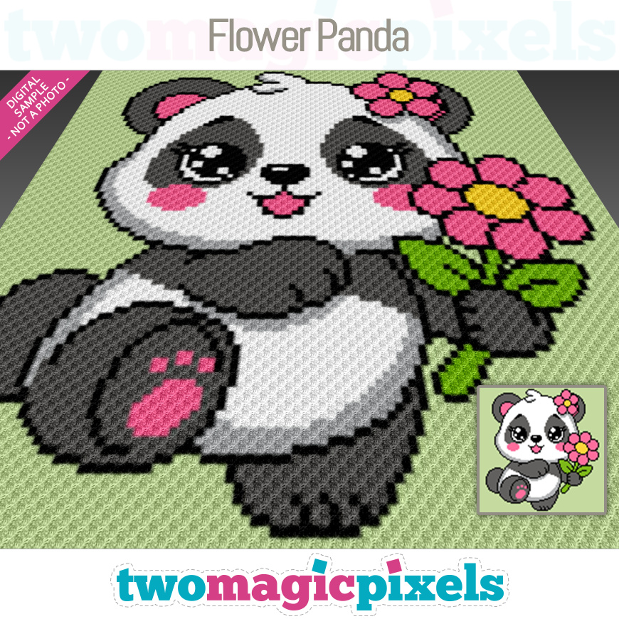 Flower Panda by Two Magic Pixels