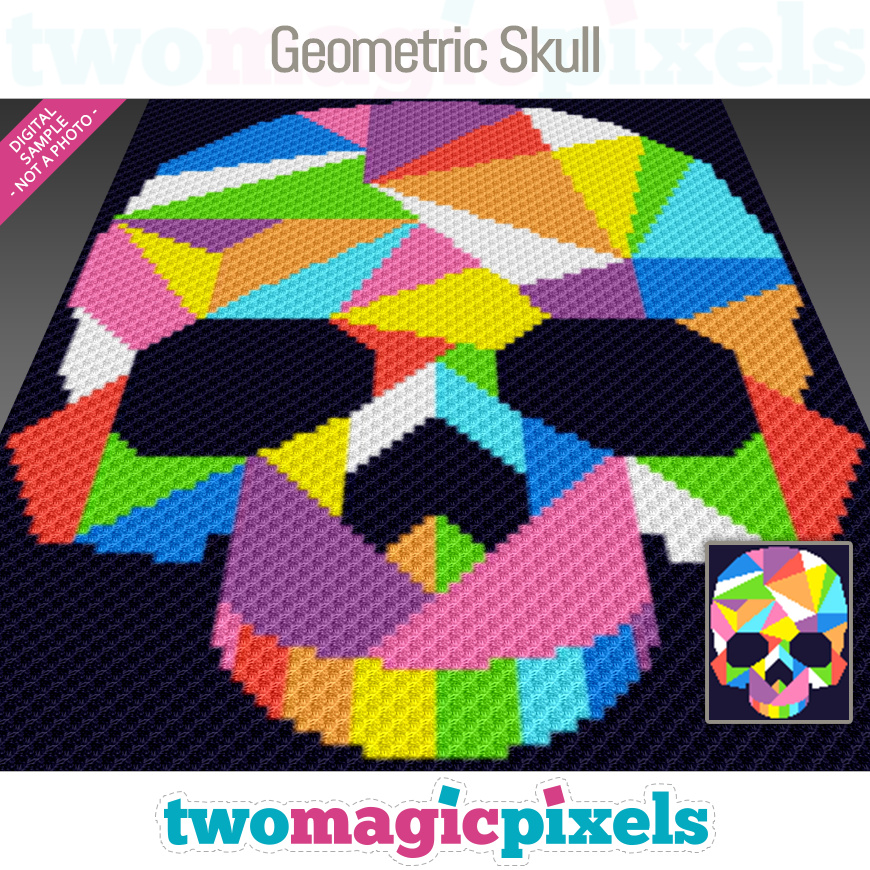 Geometric Skull by Two Magic Pixels