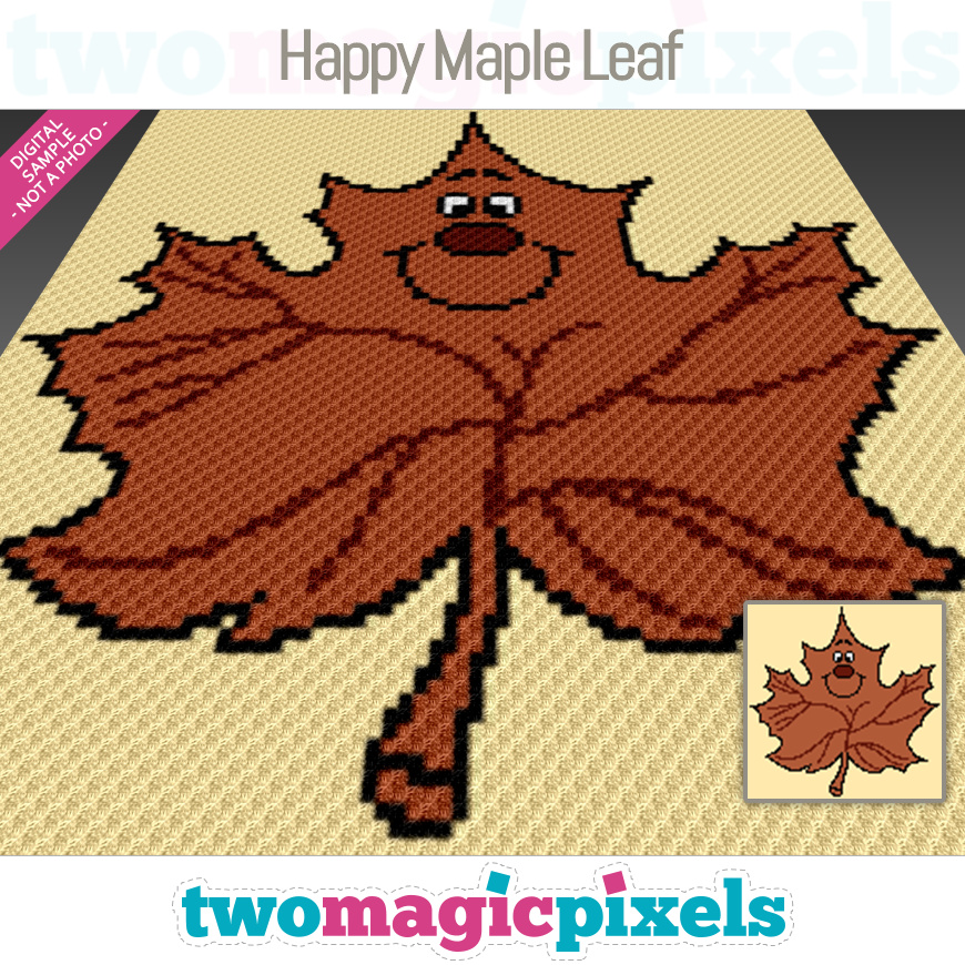 Happy Maple Leaf by Two Magic Pixels