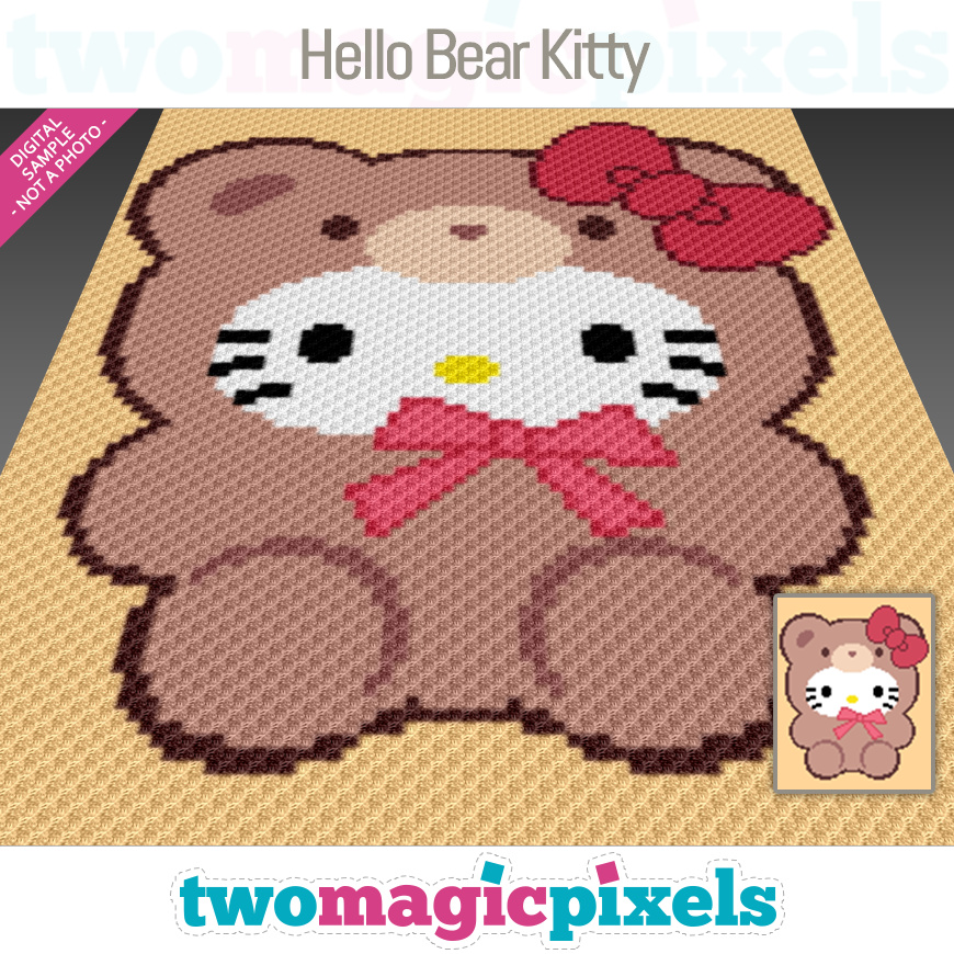Hello Bear Kitty by Two Magic Pixels