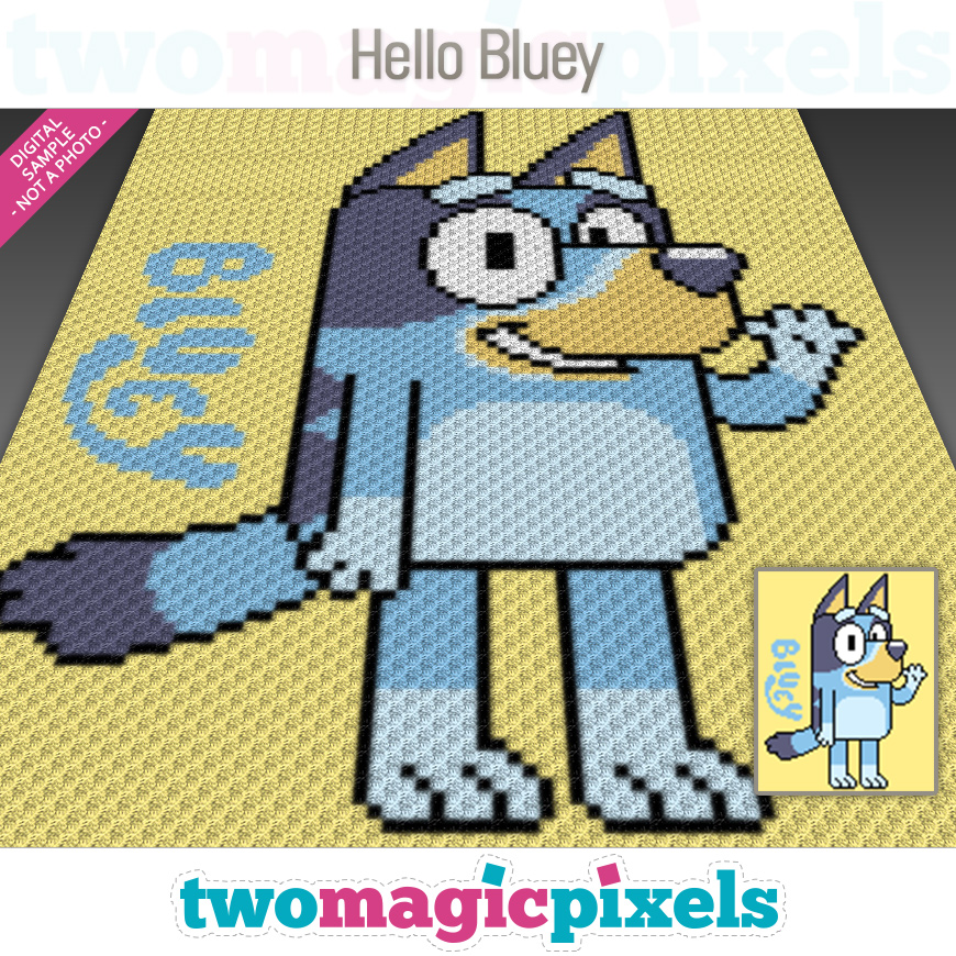 Bluey Pixel Art | ubicaciondepersonas.cdmx.gob.mx