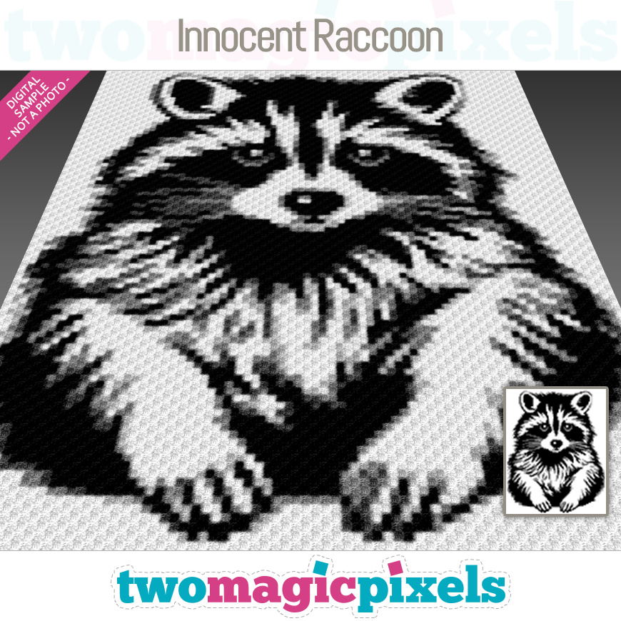 Innocent Raccoon by Two Magic Pixels