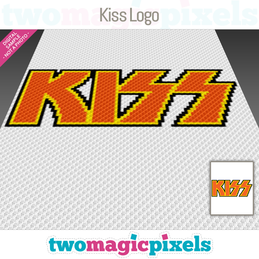 Kiss Logo by Two Magic Pixels