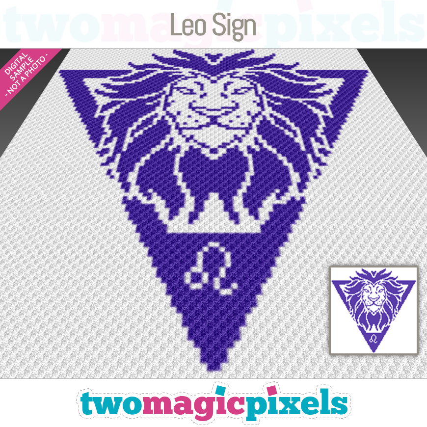 Leo Sign by Two Magic Pixels