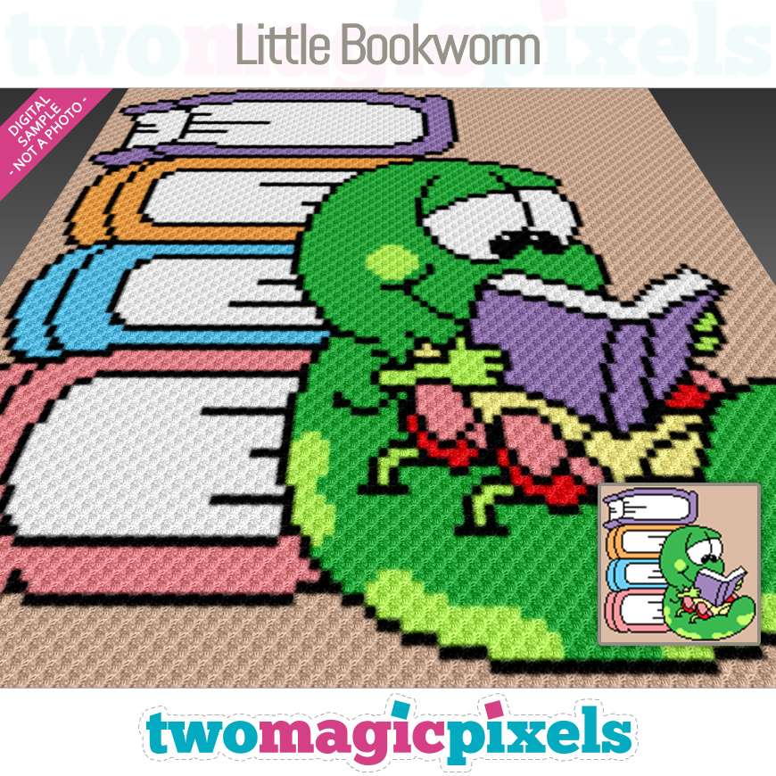 Little Bookworm by Two Magic Pixels