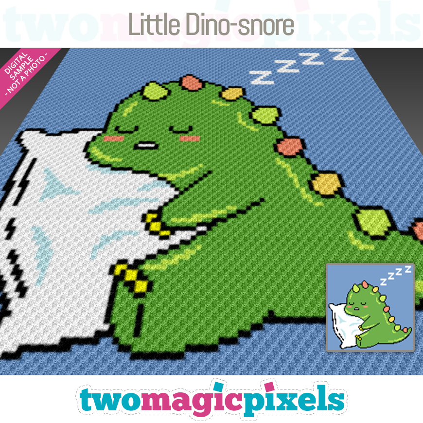 Little Dino-snore by Two Magic Pixels