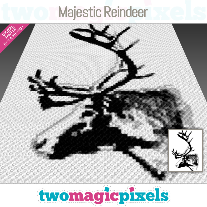 Majestic Reindeer by Two Magic Pixels