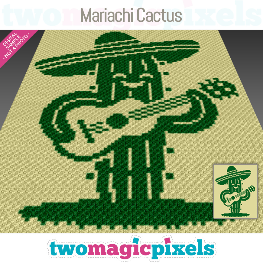 Mariachi Cactus by Two Magic Pixels