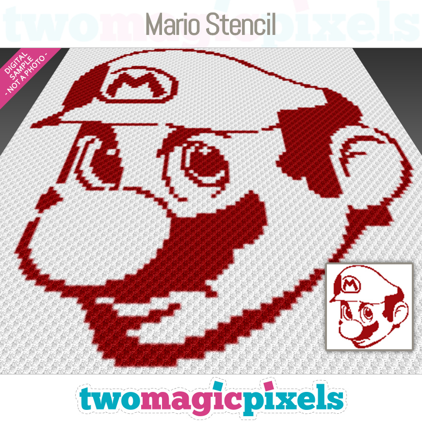 Mario Stencil by Two Magic Pixels