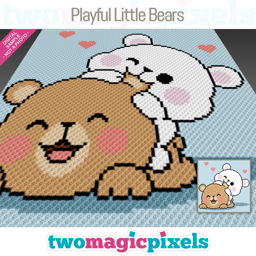 Playful Little Bears by Two Magic Pixels