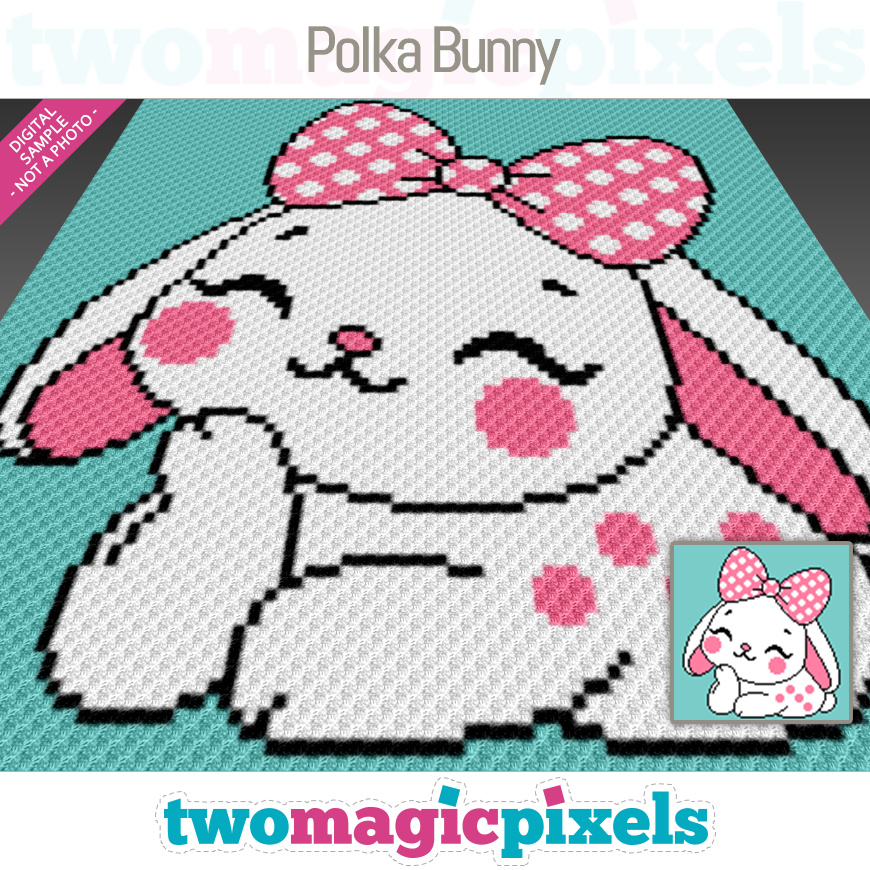 Polka Bunny by Two Magic Pixels