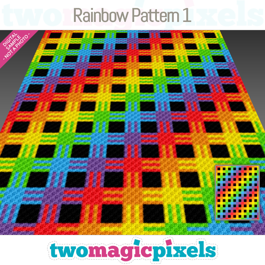 Rainbow Pattern 1 by Two Magic Pixels