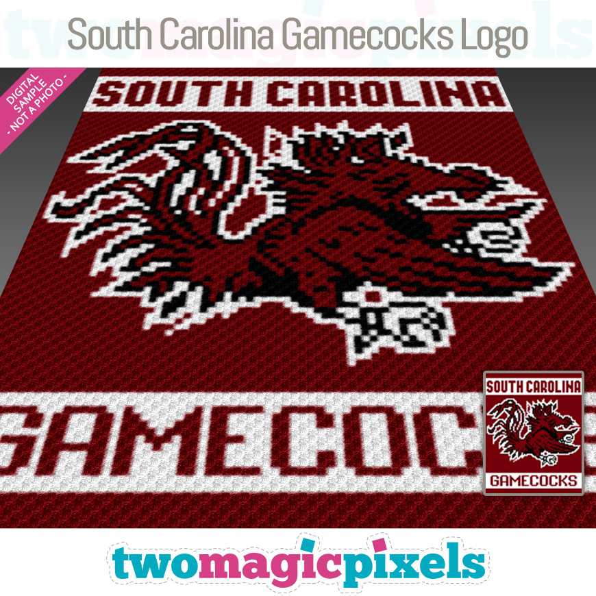 South Carolina Gamecocks Logo by Two Magic Pixels