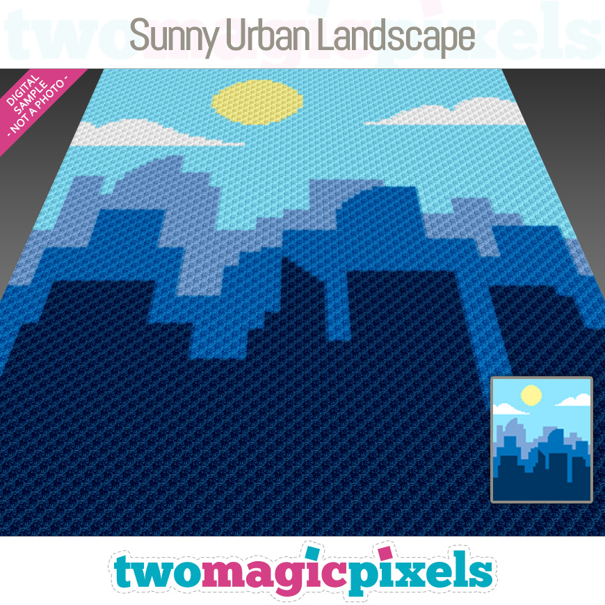 Sunny Urban Landscape by Two Magic Pixels