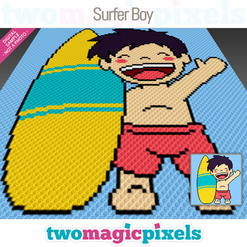 Surfer Boy by Two Magic Pixels