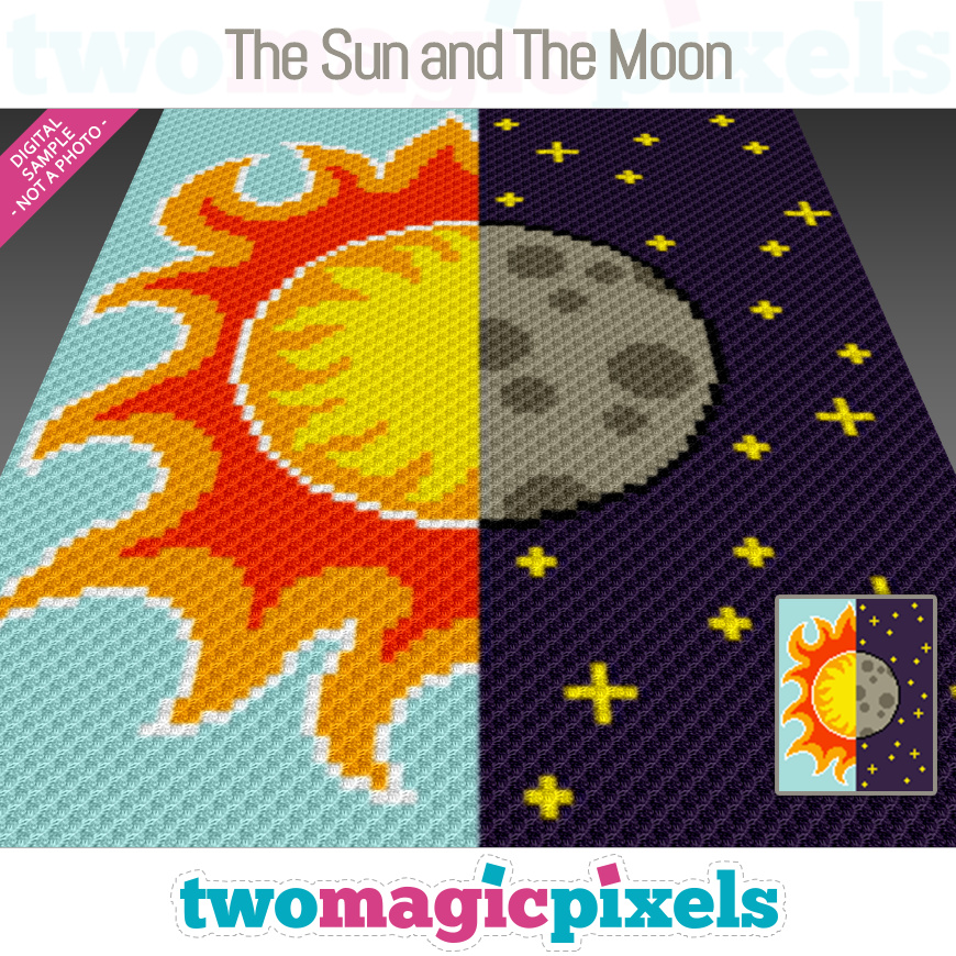 The Sun and the Moon by Two Magic Pixels