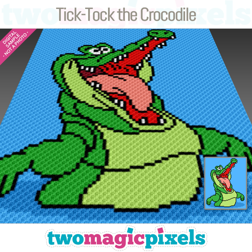 Tick-Tock the Crocodile by Two Magic Pixels