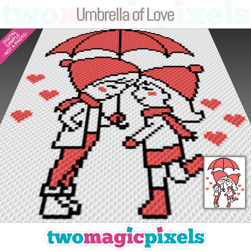 Umbrella of Love by Two Magic Pixels