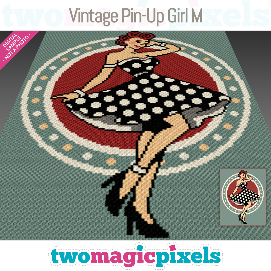 Vintage Pin-Up Girl M by Two Magic Pixels