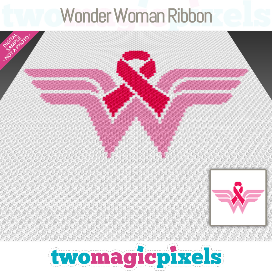 Wonder Woman Ribbon by Two Magic Pixels