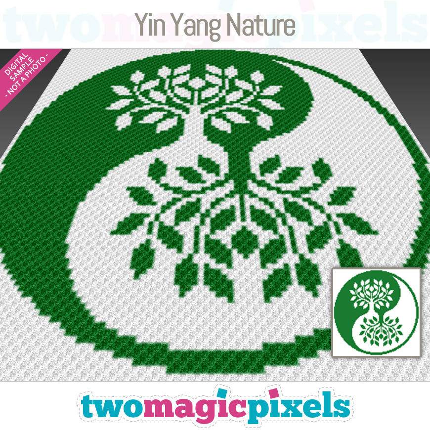 Yin Yang Nature by Two Magic Pixels